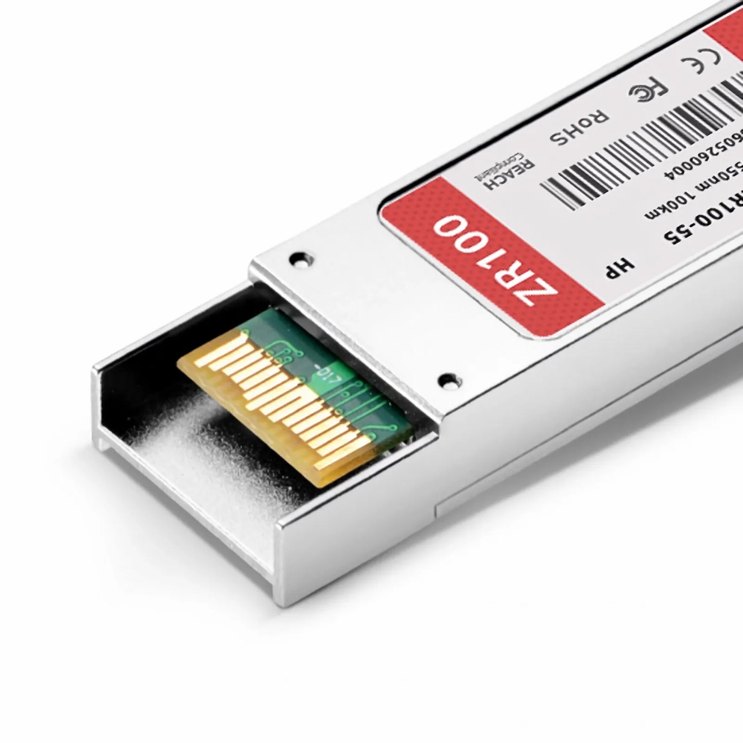 HPE H3C JD107A-100 Compatible 10GBASE-ZR XFP 1550nm 100km DOM Duplex LC SMF Optical Transceiver Module