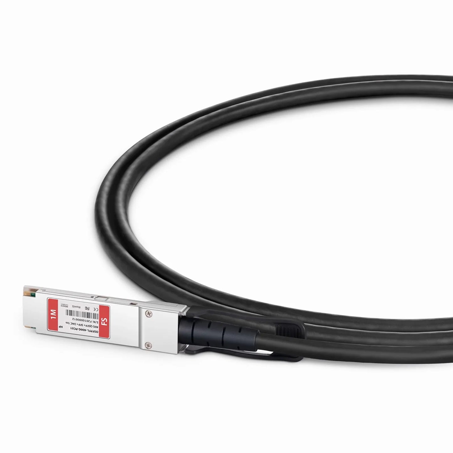 1m (3ft) HPE H3C JG329A Compatible 40G QSFP+ to 4 x 10G SFP+ Passive Direct Attach Copper Breakout Cable