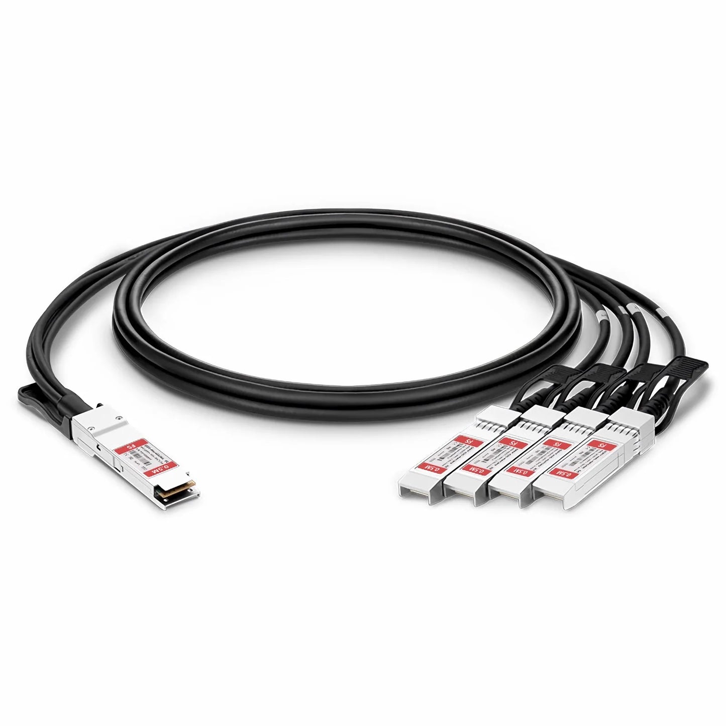 0.5m (2ft) Cisco QSFP-4SFP10G-CU50CM Compatible 40G QSFP+ to 4 x 10G SFP+ Passive Direct Attach Copper Breakout Cable