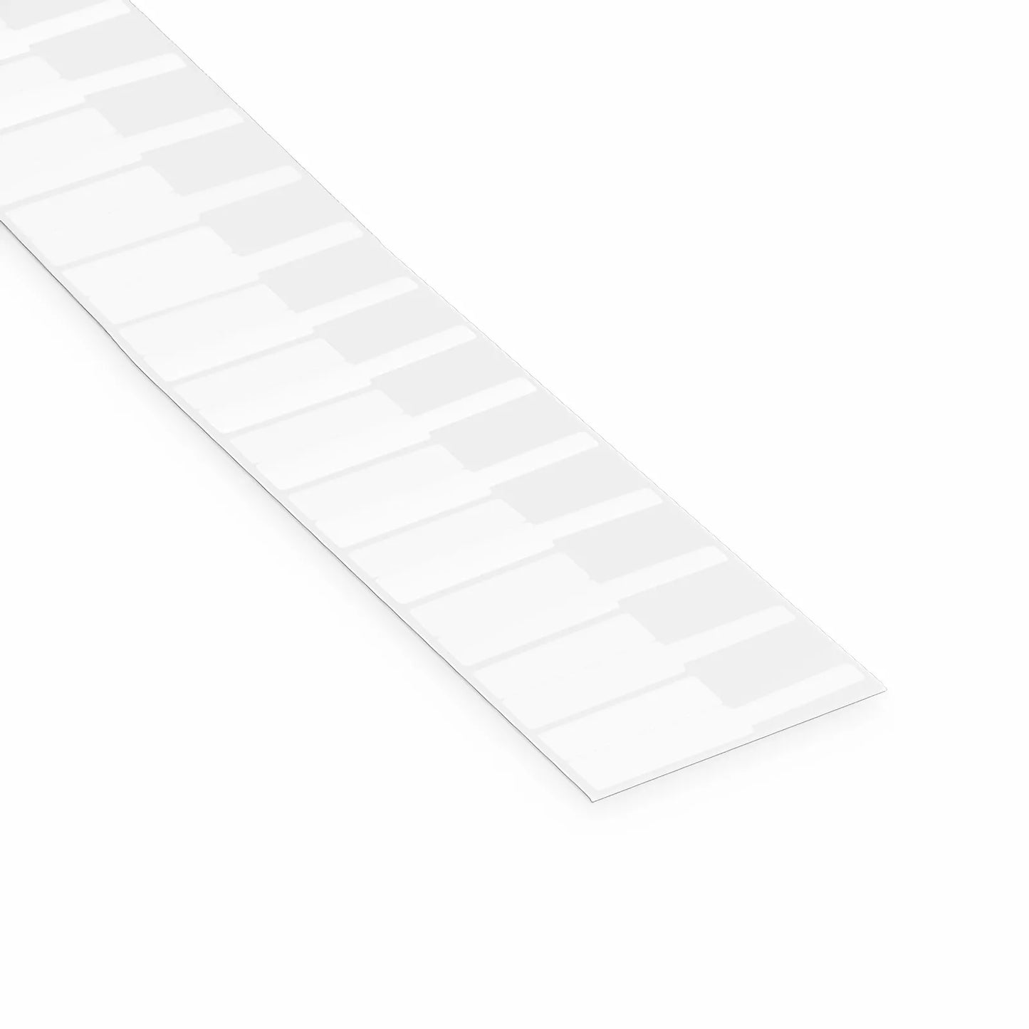 0.94in.W x 2.75in.L Printable P-Flag Labels, PET, Reel, White, 1000Labels/Roll