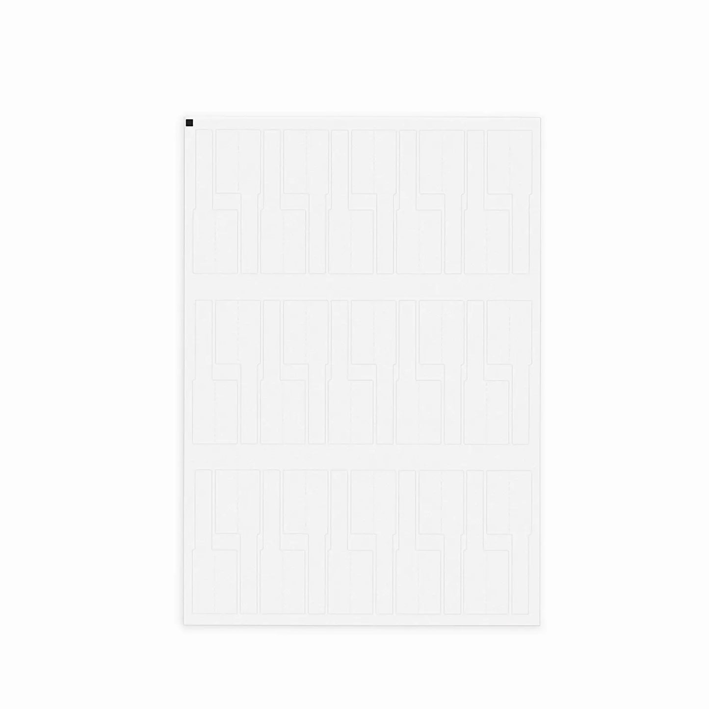 A4 P-Flag Label, PET, White, for A4 Office Printer, 1.02in.W × 3.3in.L, 300 Labels/Pack
