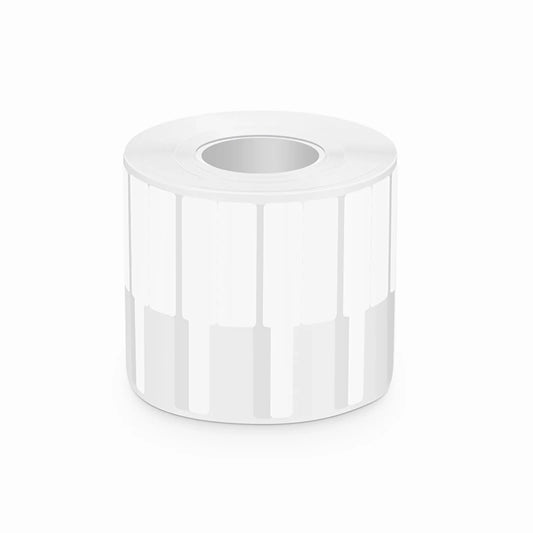 0.94in.W x 2.75in.L Printable P-Flag Labels, PET, Reel, White, 1000Labels/Roll