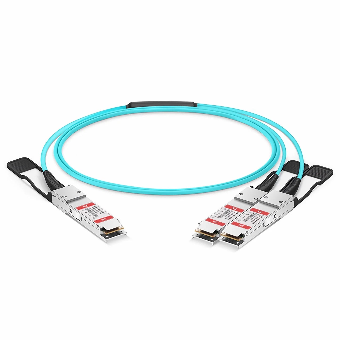 5m (16ft) Cisco Compatible 100G QSFP28 4 x 25G NRZ to 2 x 50G QSFP28 2 x 25G NRZ Active Optical Breakout Cable