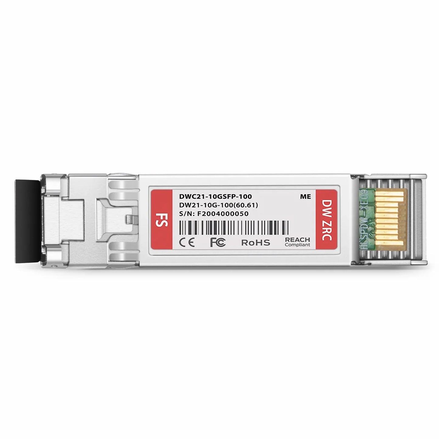 NVIDIA/Mellanox C21 Compatible 10G DWDM SFP+ 1560.61nm 100GHz 100km DOM Duplex LC/UPC SMF Optical Transceiver Module for Transmission