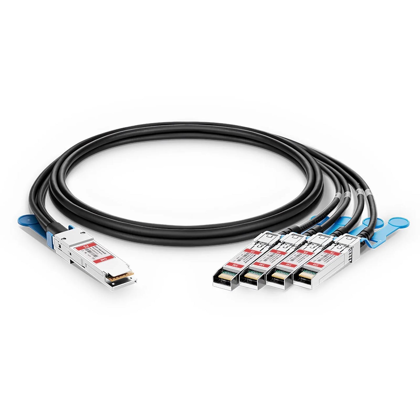 5m (16ft) Cisco Compatible 100G QSFP28 4 x 25G NRZ to 4 x 25G SFP28 NRZ Active Direct Attach Copper Breakout Cable