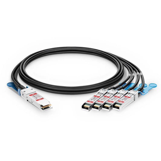 5m (16ft) Cisco Compatible 100G QSFP28 4 x 25G NRZ to 4 x 25G SFP28 NRZ Active Direct Attach Copper Breakout Cable