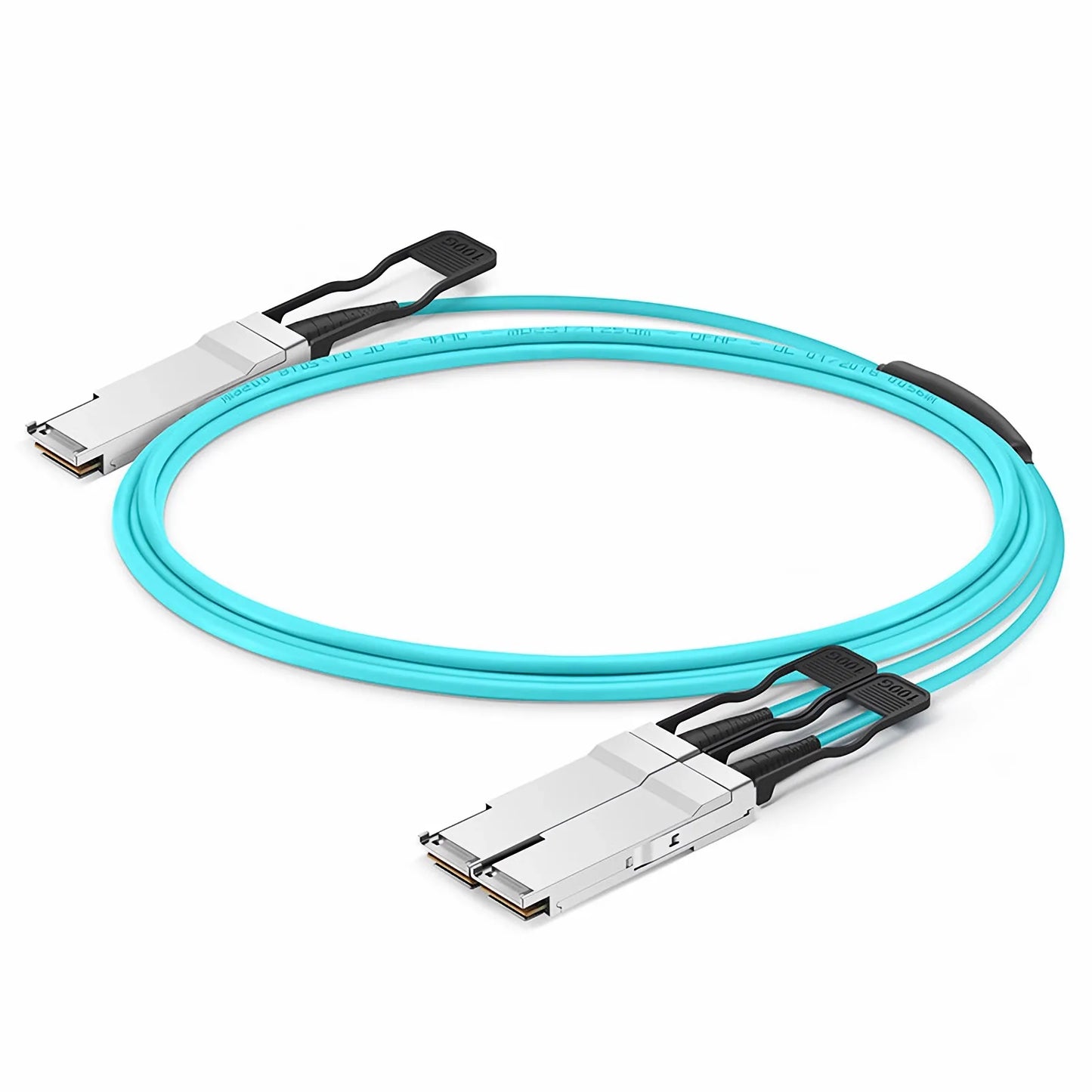 10m (33ft) Cisco Compatible 100G QSFP28 4 x 25G NRZ to 2 x 50G QSFP28 2 x 25G NRZ Active Optical Breakout Cable