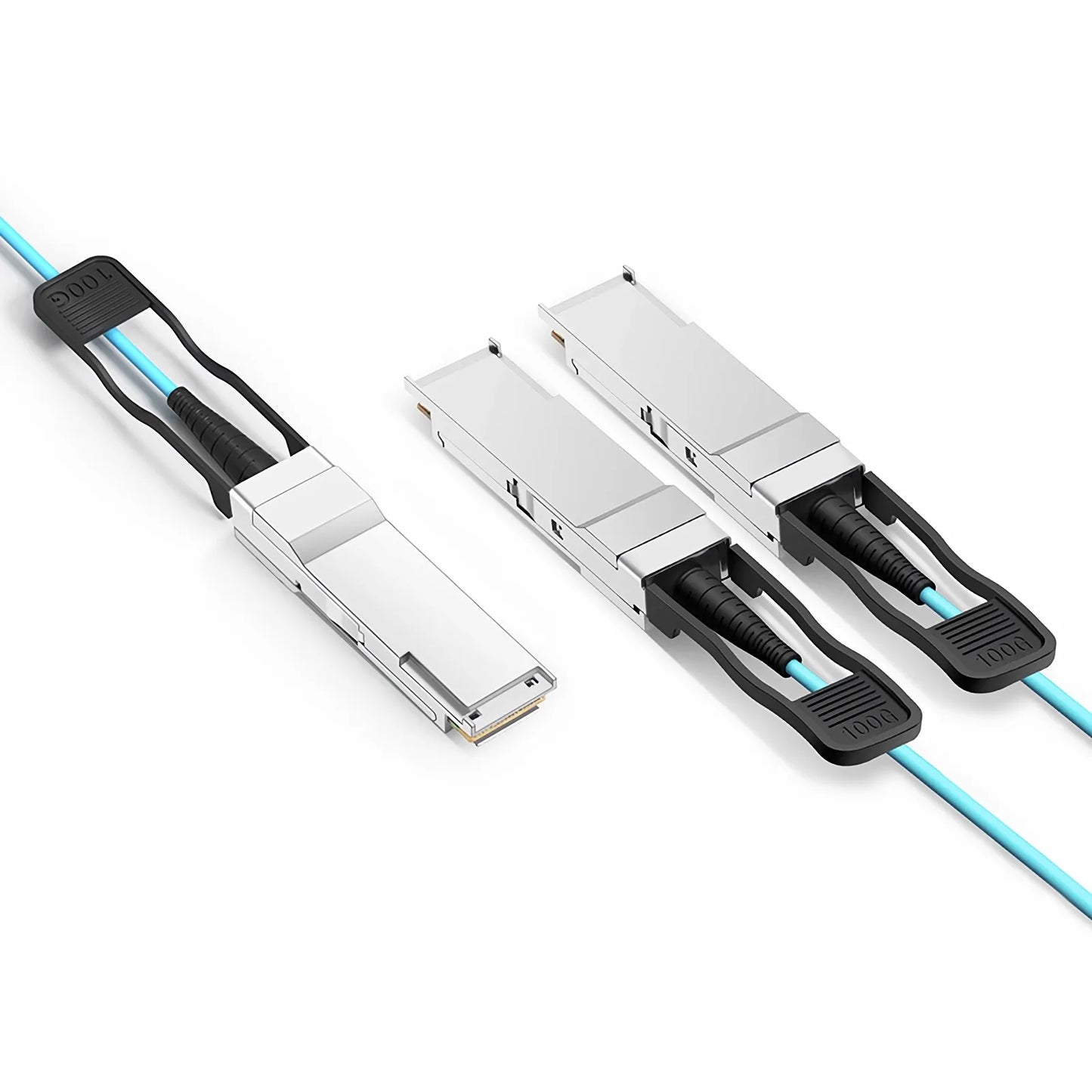 10m (33ft) Cisco Compatible 100G QSFP28 4 x 25G NRZ to 2 x 50G QSFP28 2 x 25G NRZ Active Optical Breakout Cable