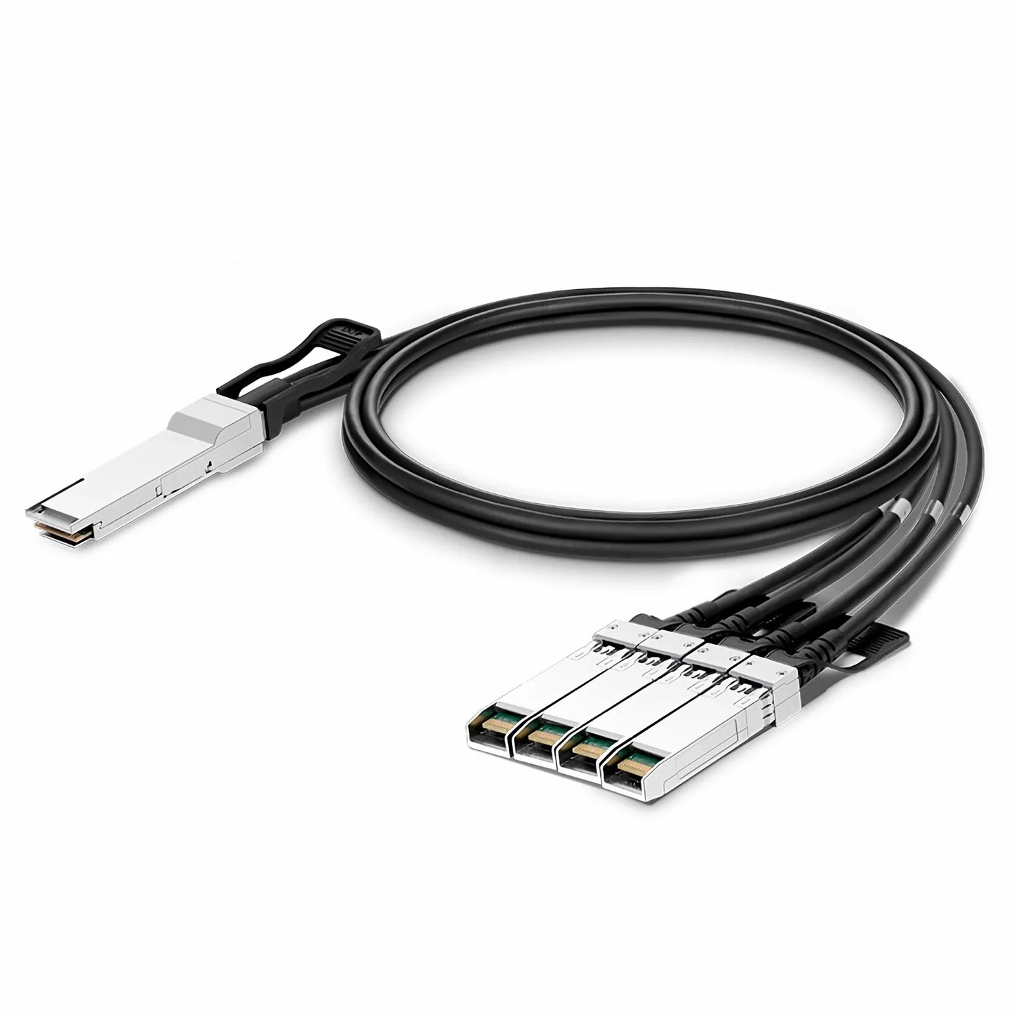 0.5m (2ft) Cisco QSFP-4SFP10G-CU50CM Compatible 40G QSFP+ to 4 x 10G SFP+ Passive Direct Attach Copper Breakout Cable