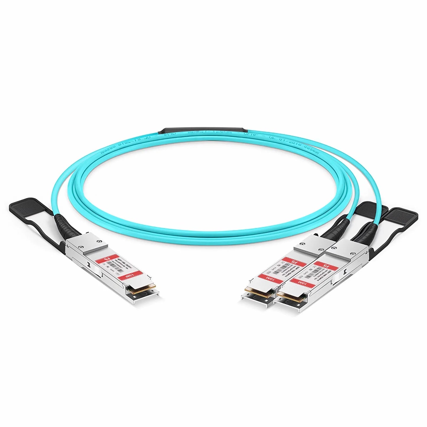 10m (33ft) Cisco Compatible 100G QSFP28 4 x 25G NRZ to 2 x 50G QSFP28 2 x 25G NRZ Active Optical Breakout Cable