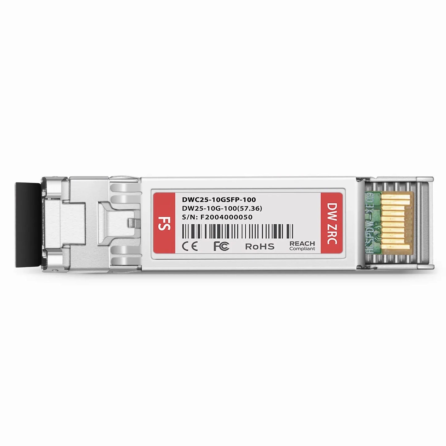 Cisco C25 Compatible SFP+ 10G DWDM 1557.36nm 100GHz 100km DOM Duplex LC/UPC SMF Optical Transceiver Module for Transmission