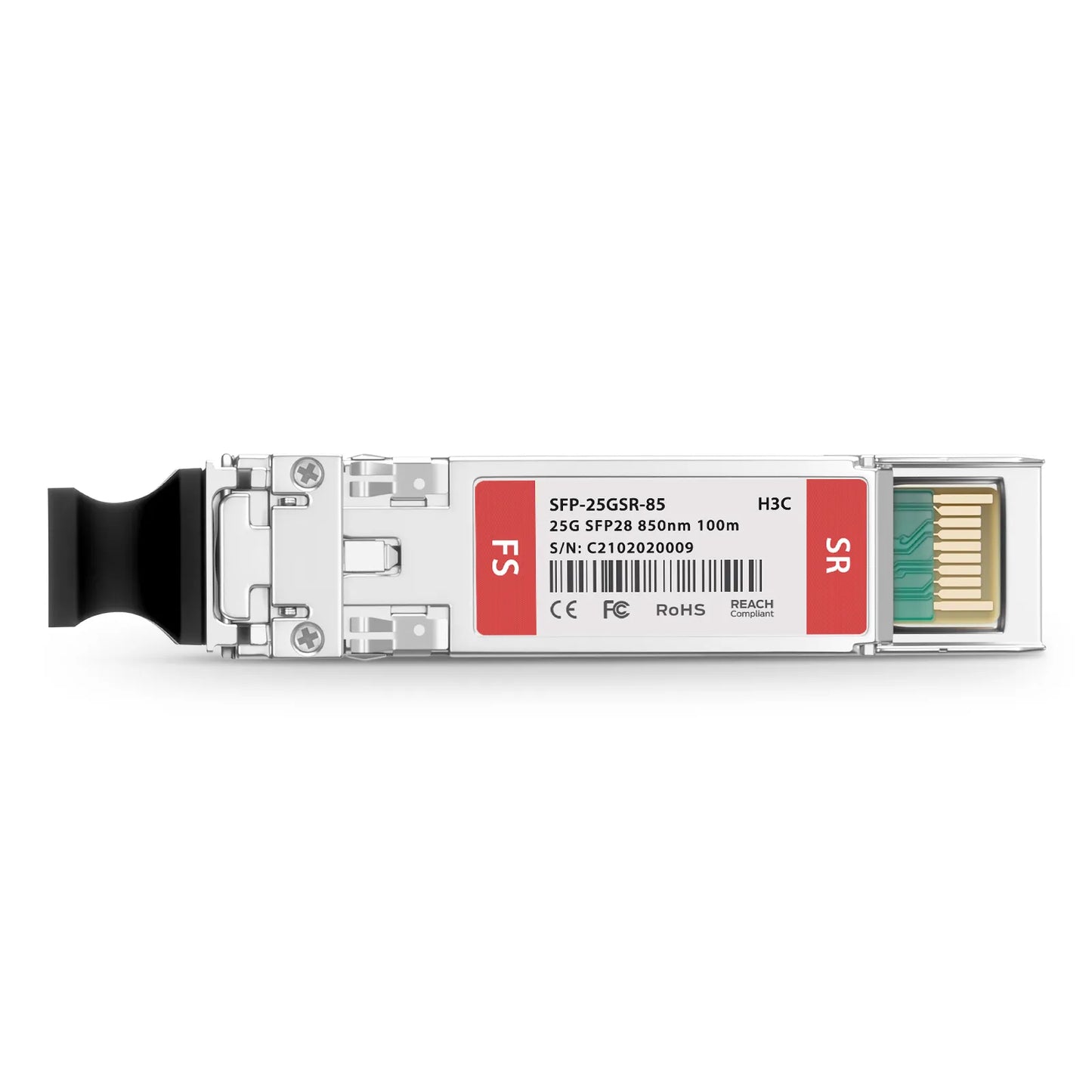 H3C SFP-25G-SR-MM850 Compatible 25GBASE-SR SFP28 850nm 100m DOM Duplex LC/UPC MMF Optical Transceiver Module