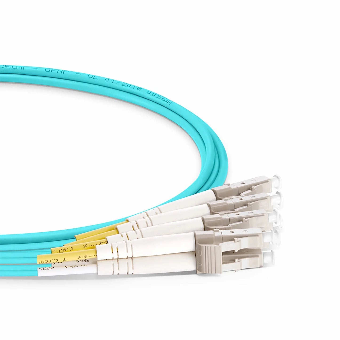 15m (49ft) 100G QSFP28 4 x 25G NRZ to 4 Duplex LC 25G NRZ Active Optical Breakout Cable for FS Switches
