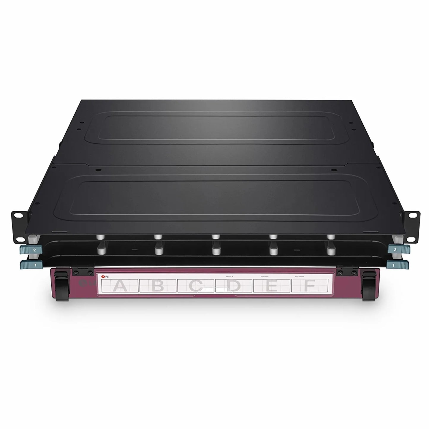 FHX™ Standard Density 1U Rack Mount Enclosure Unloaded, 2-layer Sliding Drawer, Holds up to 12 x FHX™ Base-8 Cassettes, 96 Fibers (LC)