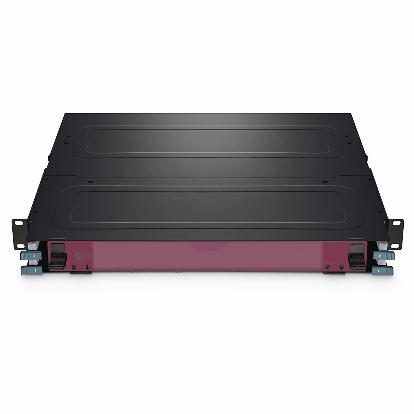 FHX™ Standard Density 1U Rack Mount Enclosure Unloaded, 2-layer Sliding Drawer, Holds up to 12 x FHX™ Base-8 Cassettes, 96 Fibers (LC)