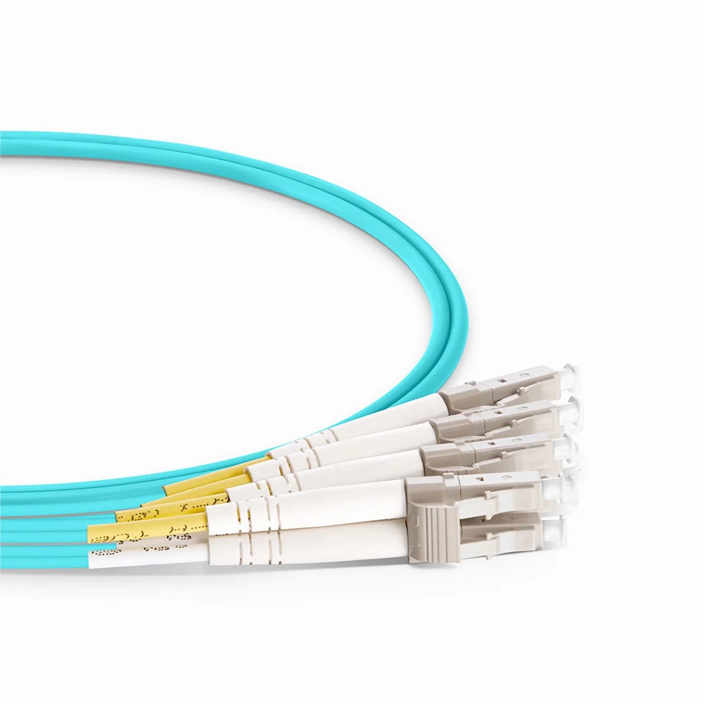 1m (3ft) Cisco Compatible 100G QSFP28 4 x 25G NRZ to 4 Duplex LC 25G NRZ Active Optical Breakout Cable
