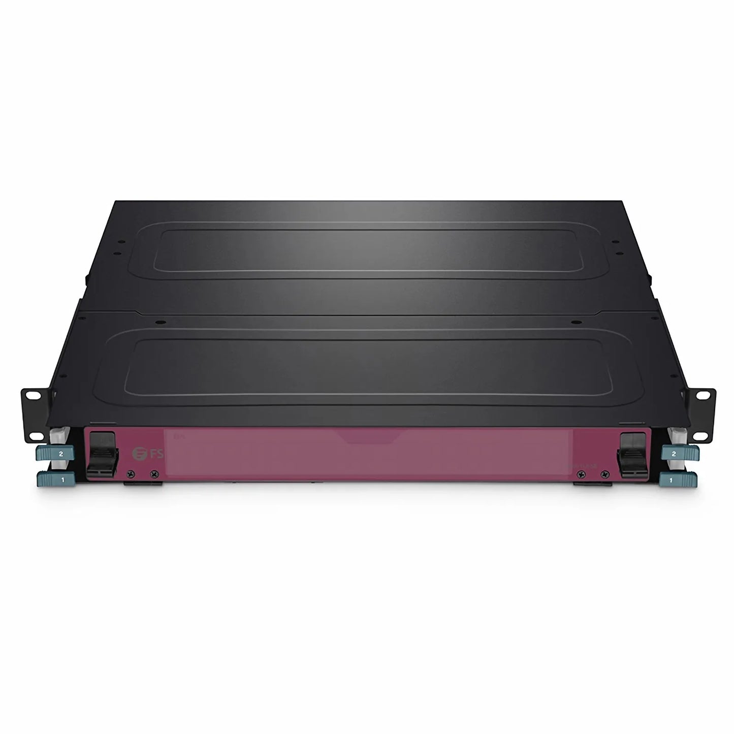 FHX™ Standard Density 1U Rack Mount Enclosure Unloaded, 2-layer Sliding Drawer, Holds up to 8 x FHX™ Base-12 Cassettes, 96 Fibers (LC)