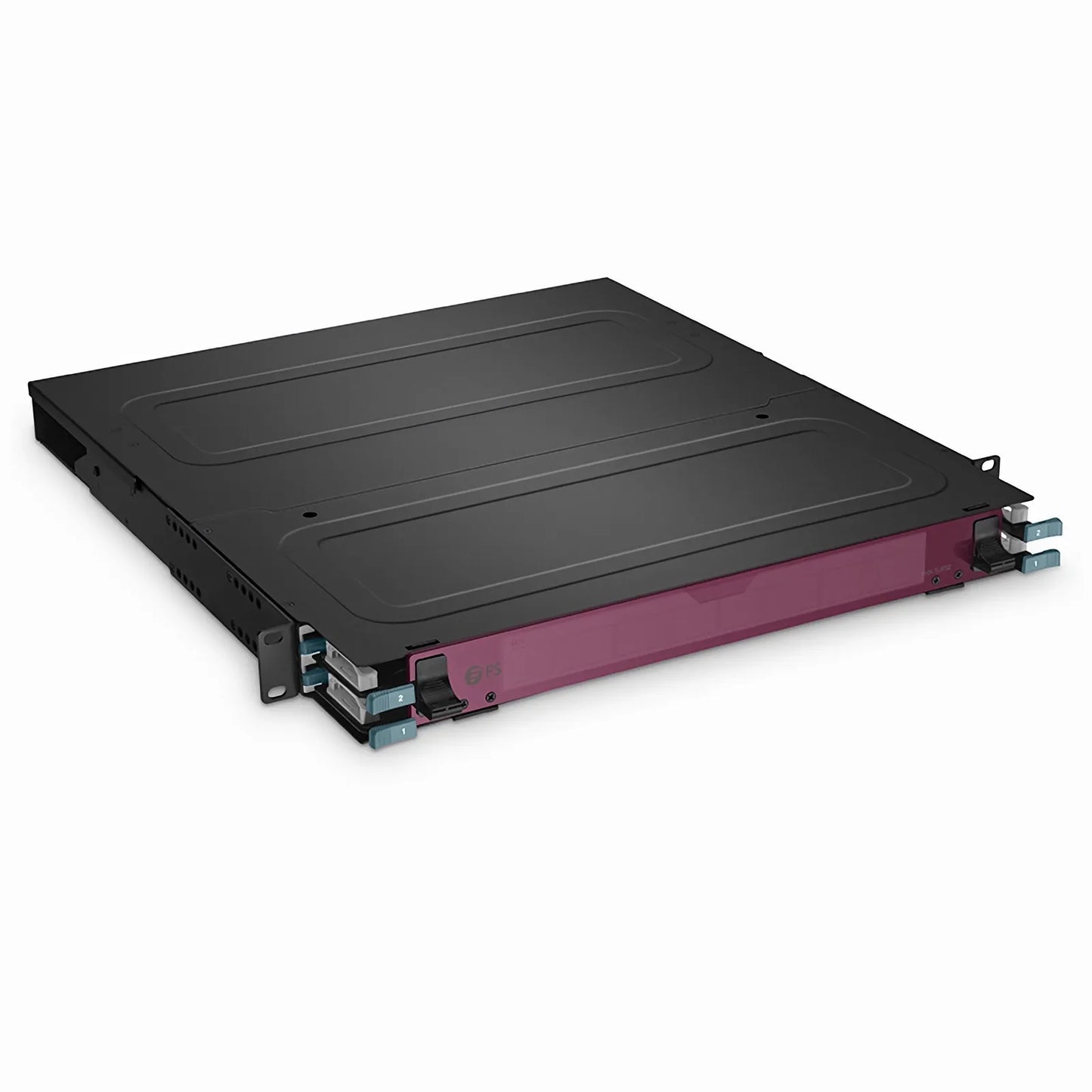 FHX™ Standard Density 1U Rack Mount Enclosure Unloaded, 2-layer Sliding Drawer, Holds up to 8 x FHX™ Base-12 Cassettes, 96 Fibers (LC)