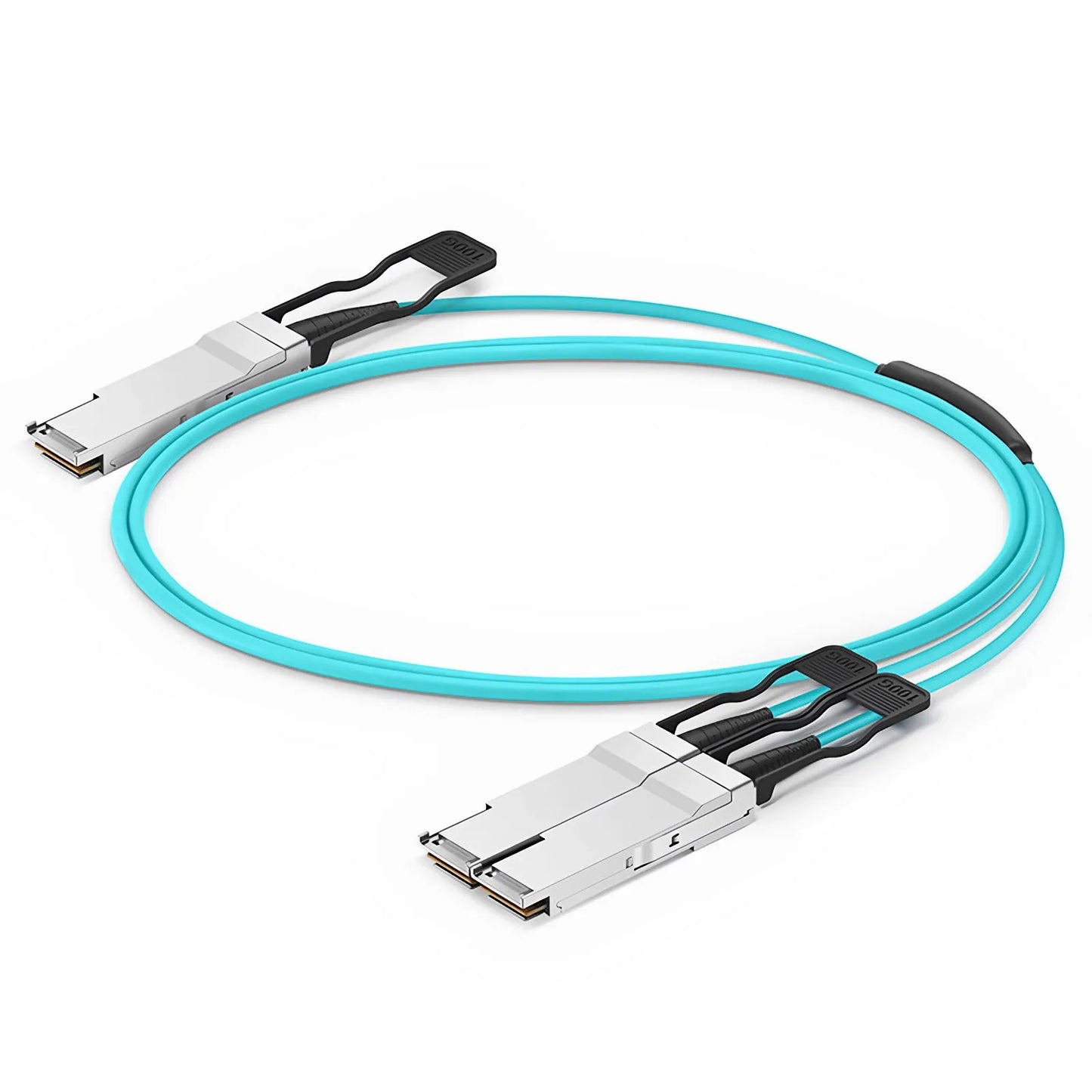 3m (10ft) Cisco Compatible 100G QSFP28 4 x 25G NRZ to 2 x 50G QSFP28 2 x 25G NRZ Active Optical Breakout Cable