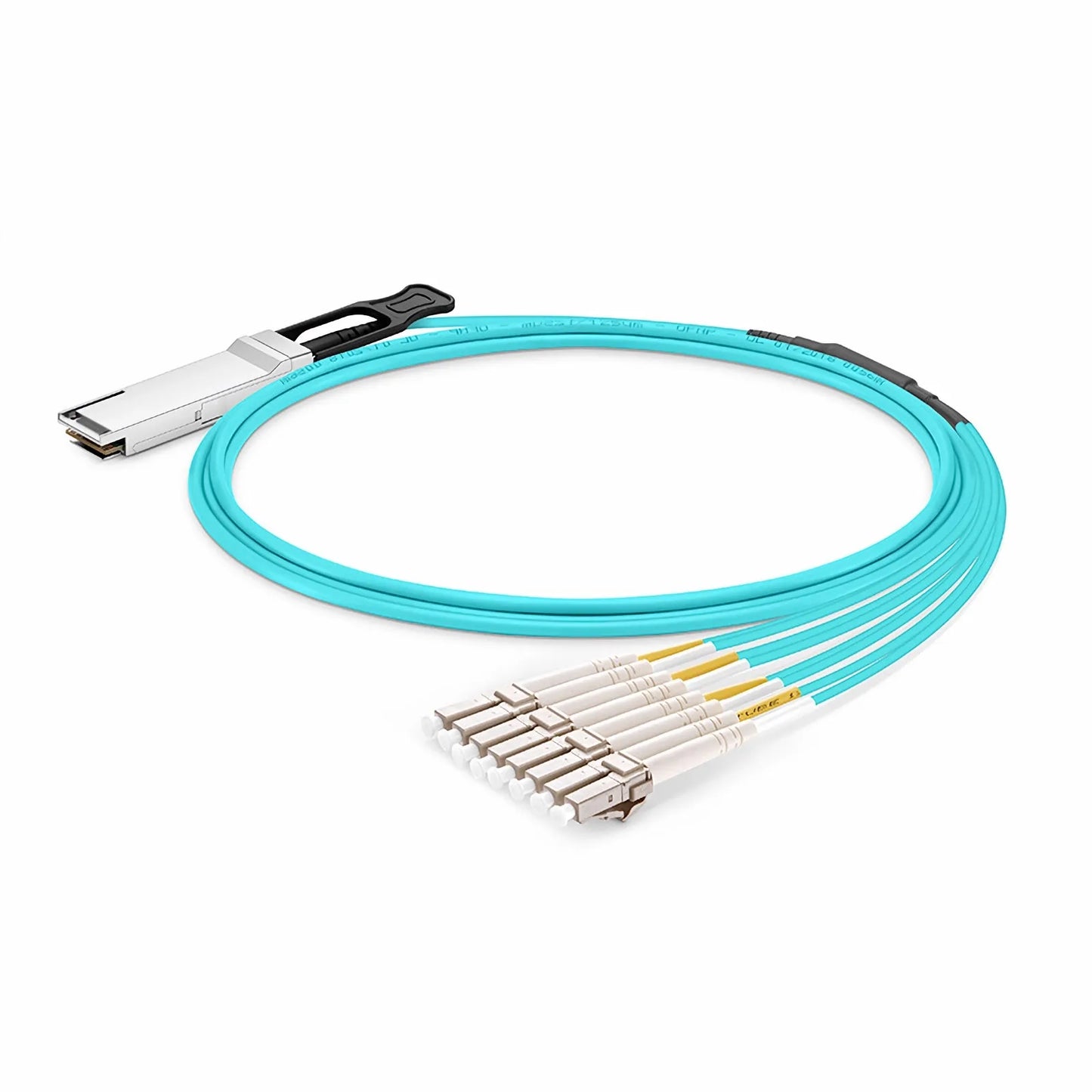 10m (33ft) Cisco Compatible 100G QSFP28 4 x 25G NRZ to 4 Duplex LC 25G NRZ Active Optical Breakout Cable