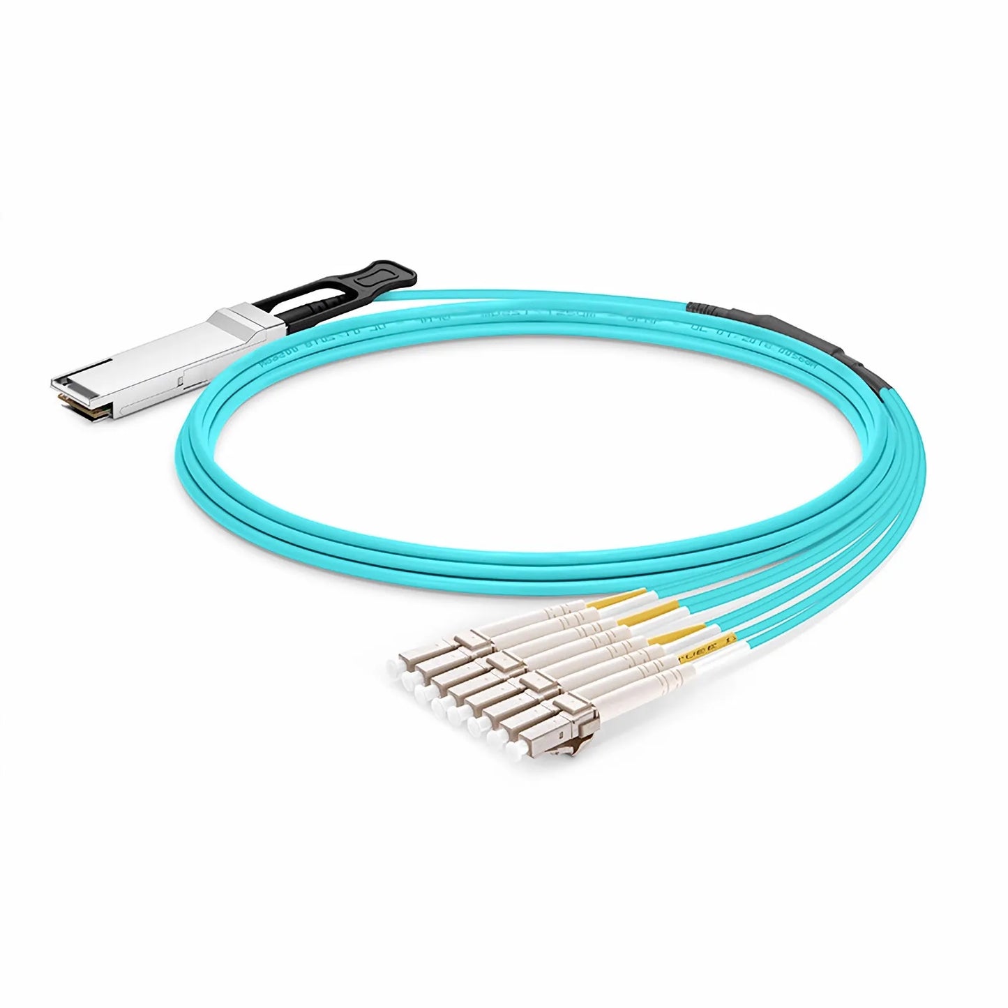 20m (66ft) Cisco Compatible 100G QSFP28 4 x 25G NRZ to 4 Duplex LC 25G NRZ Active Optical Breakout Cable