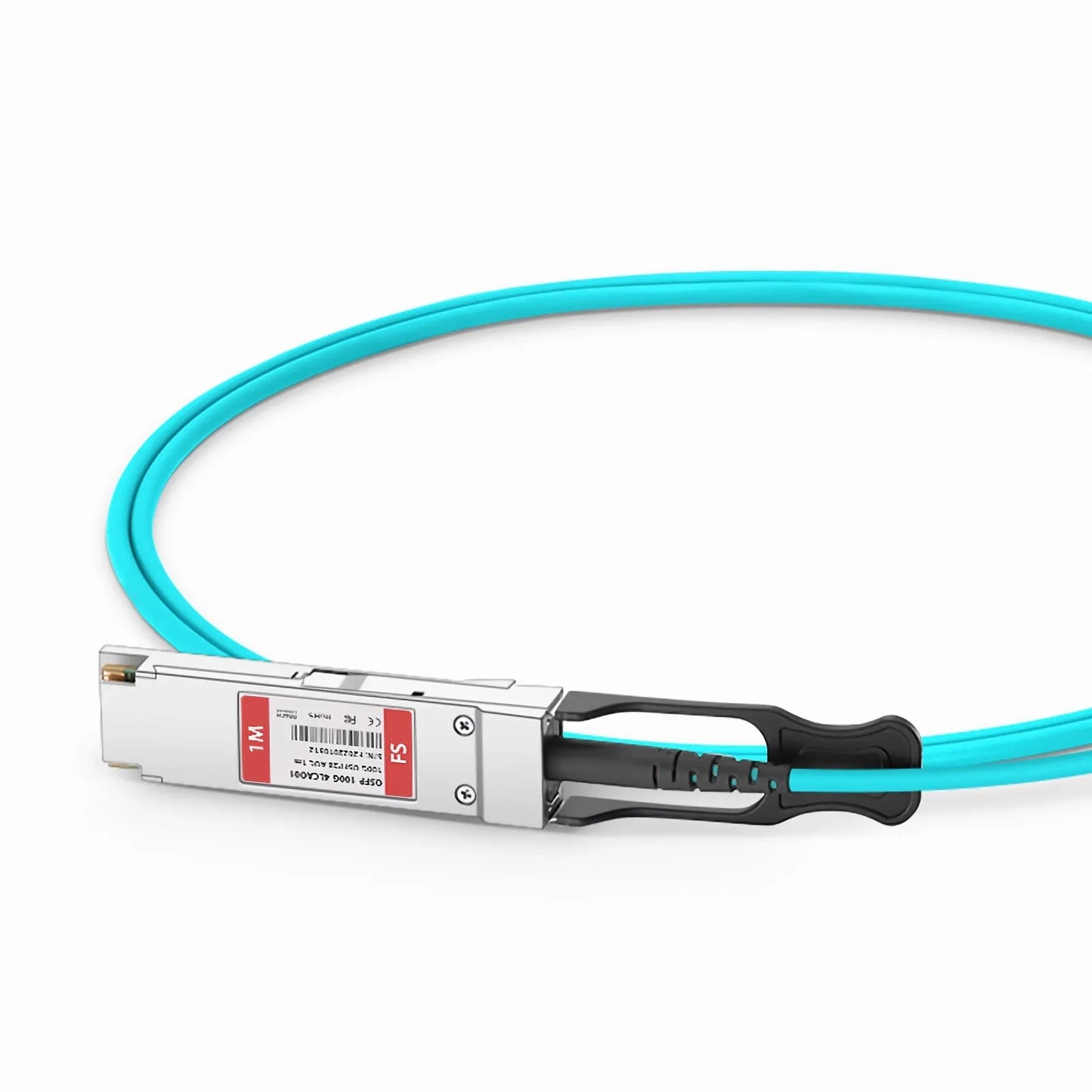 1m (3ft) Cisco Compatible 100G QSFP28 4 x 25G NRZ to 4 Duplex LC 25G NRZ Active Optical Breakout Cable