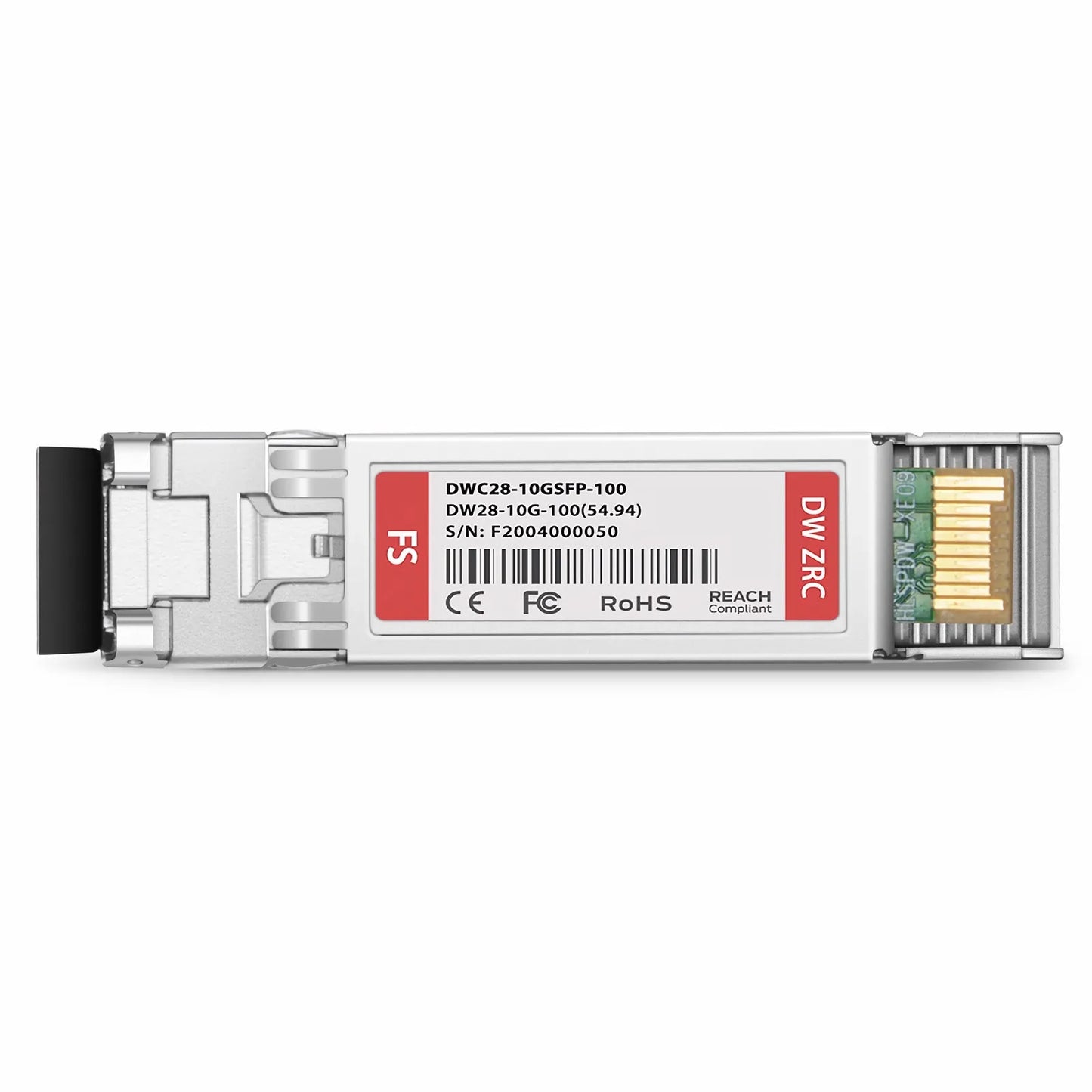 Cisco C28 Compatible SFP+ 10G DWDM 1554.94nm 100GHz 100km DOM Duplex LC/UPC SMF Optical Transceiver Module for Transmission