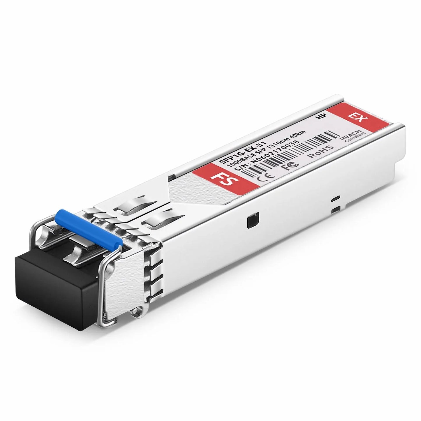 HPE H3C JD061A Compatible 1000BASE-LH SFP 1310nm 40km DOM Duplex LC/UPC SMF Optical Transceiver Module