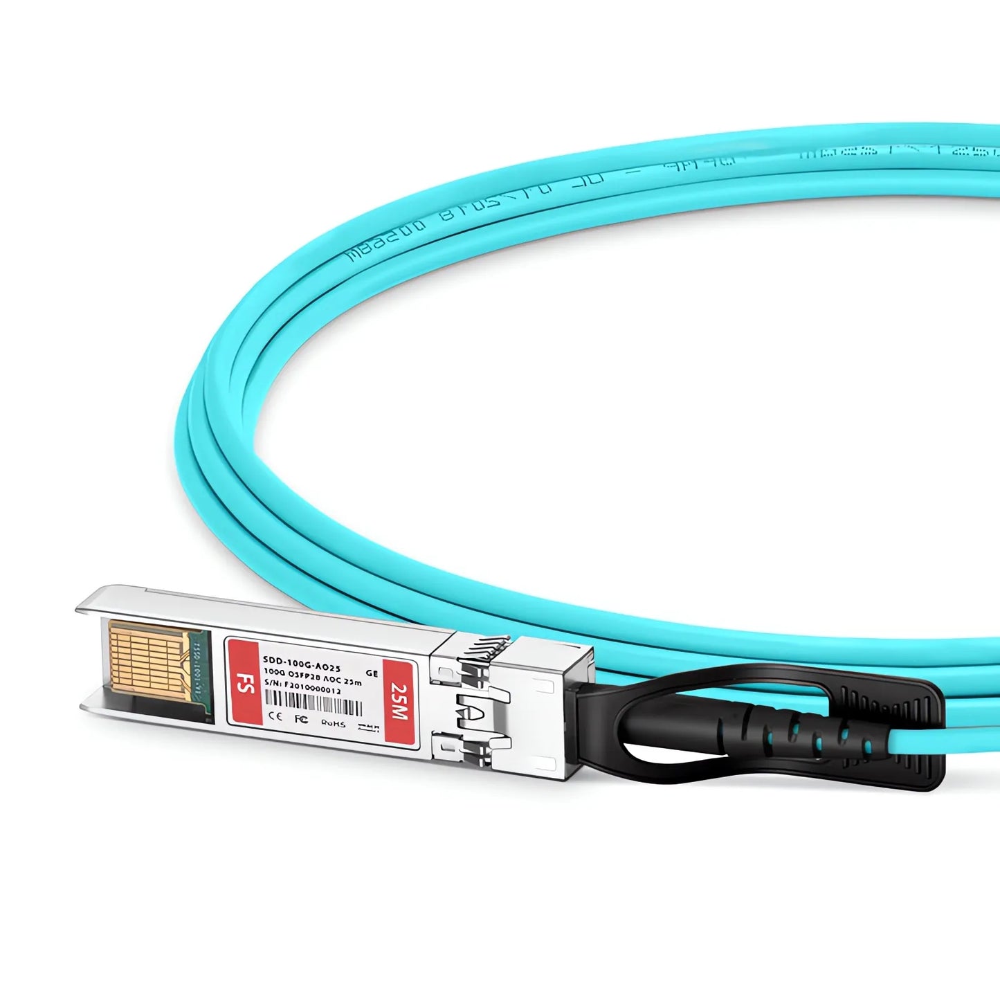 25m (82ft) Generic Compatible 100G SFP-DD 2 x 50G PAM4 Active Optical Cable