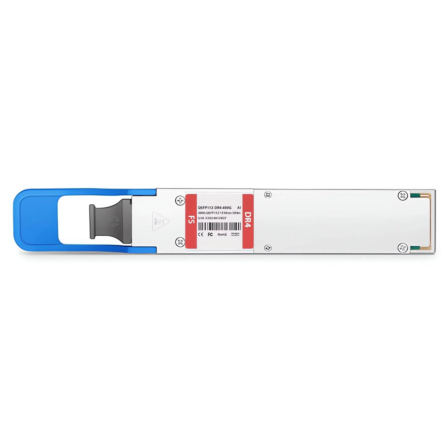 Arista Compatible 400GBASE-DR4 QSFP112 4 x 100G PAM4 1310nm 500m DOM MPO-12/APC SMF Optical Transceiver Module, Breakout to 4 x 100G-DR
