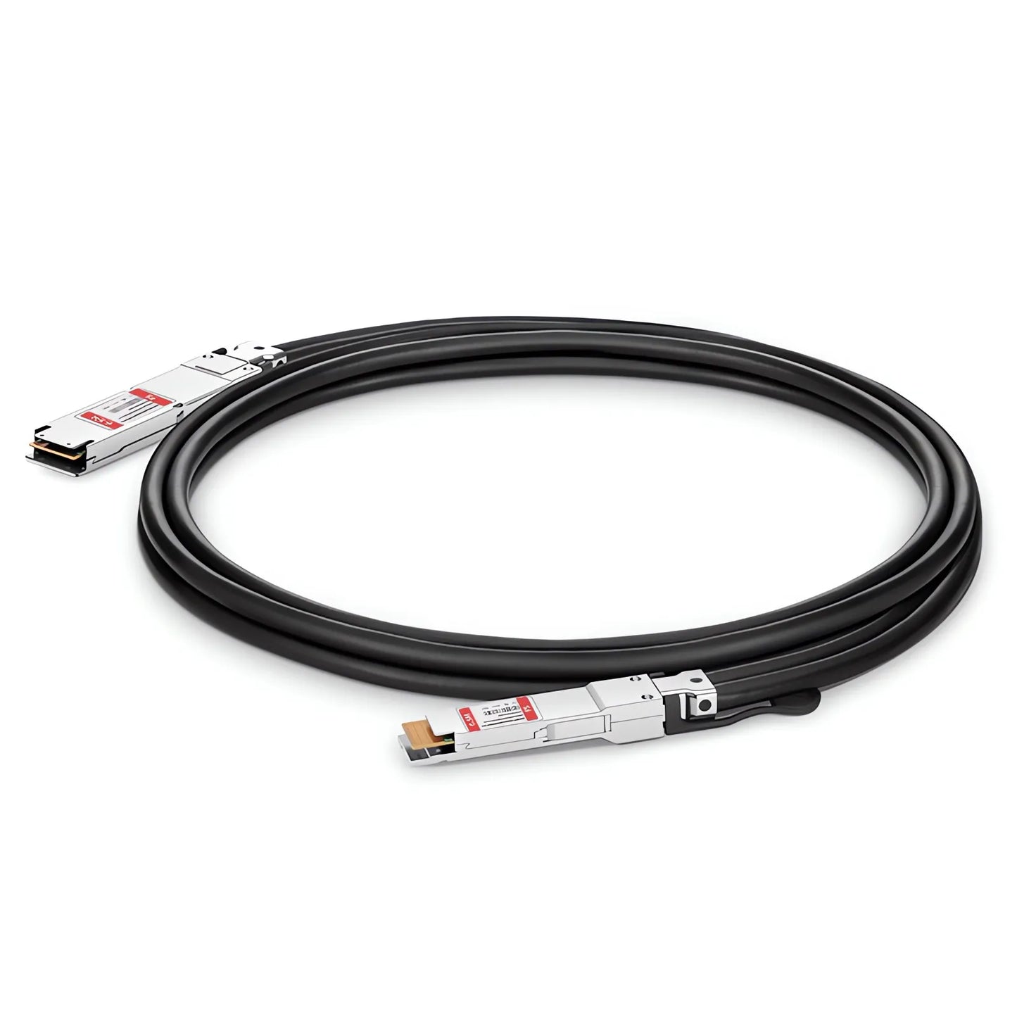 0.5m (2ft) Generic Compatible 400G OSFP 4 x 100G PAM4 Flat Top to 400G QSFP-DD 4 x 100G PAM4 Passive Direct Attach Copper Twinax Cable