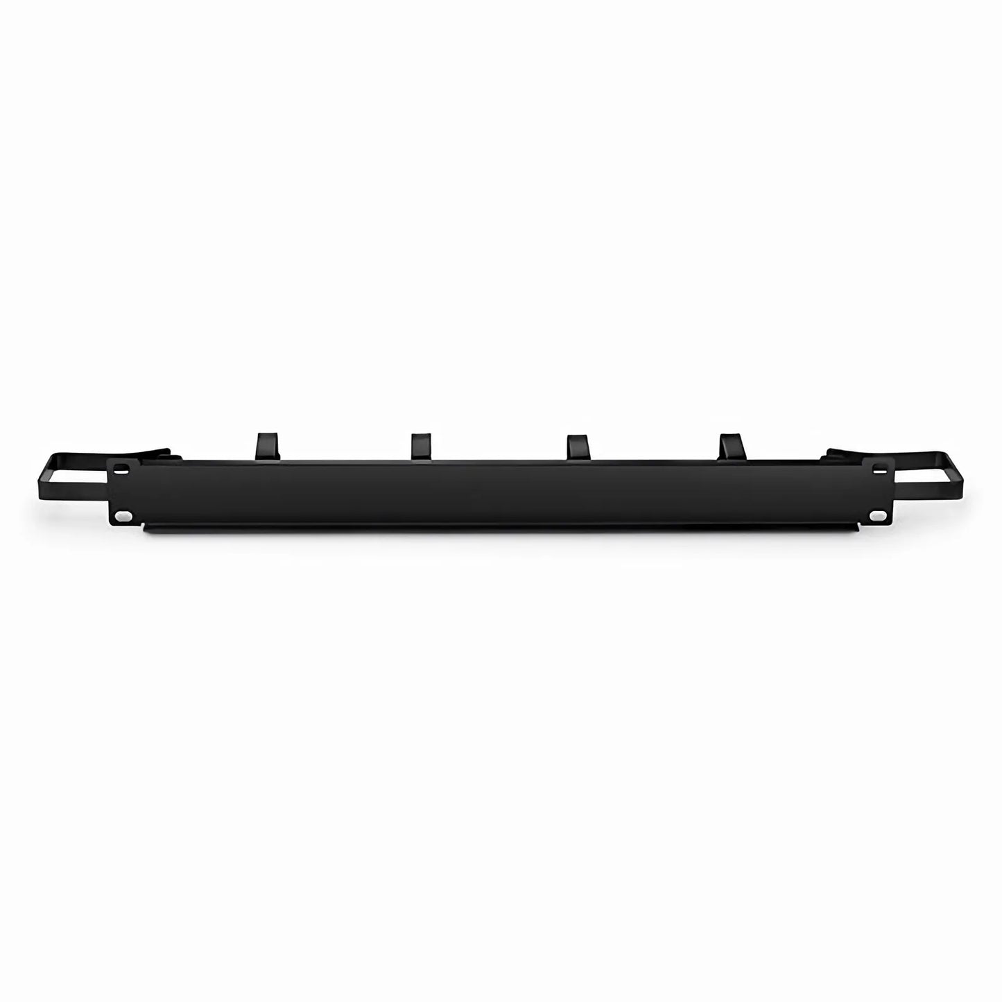 Horizontal Single Sided Manager, 1RU, D-Rings & Side Rings, 3.46 in. Depth