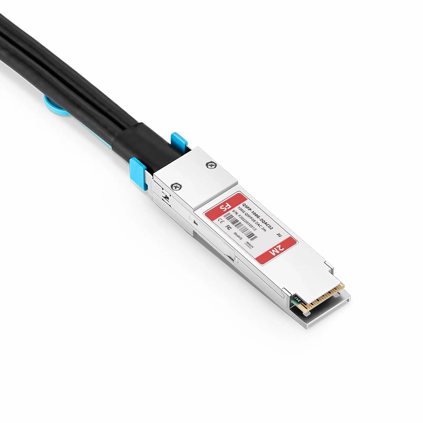 2m (7ft) Juniper Networks Compatible 100G QSFP28 4 x 25G NRZ to 2 x 50G QSFP28 2 x 25G NRZ Active Direct Attach Copper Breakout Cable