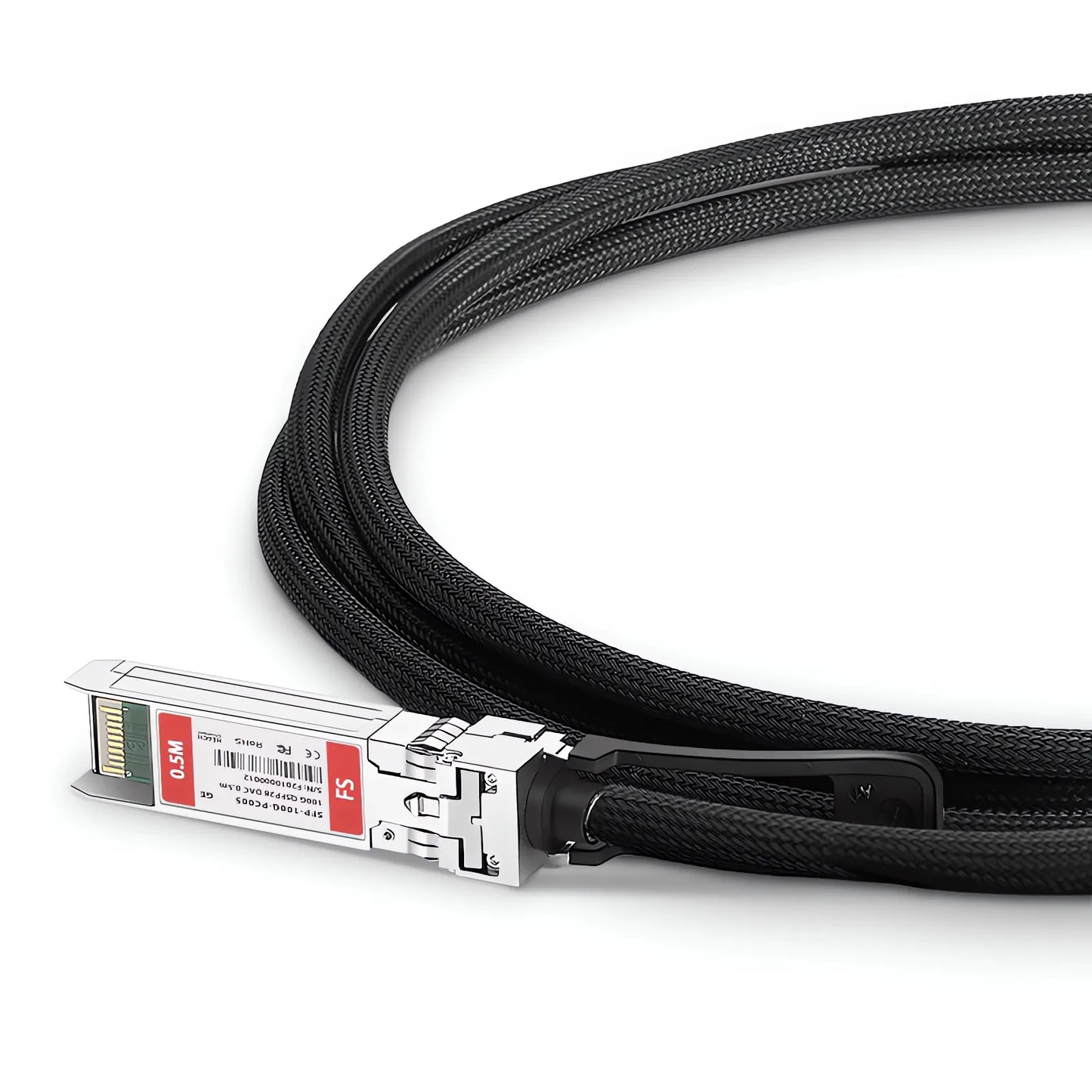 0.5m (2ft) Generic Compatible 100G SFP112 PAM4 Passive Direct Attach Copper Twinax Cable