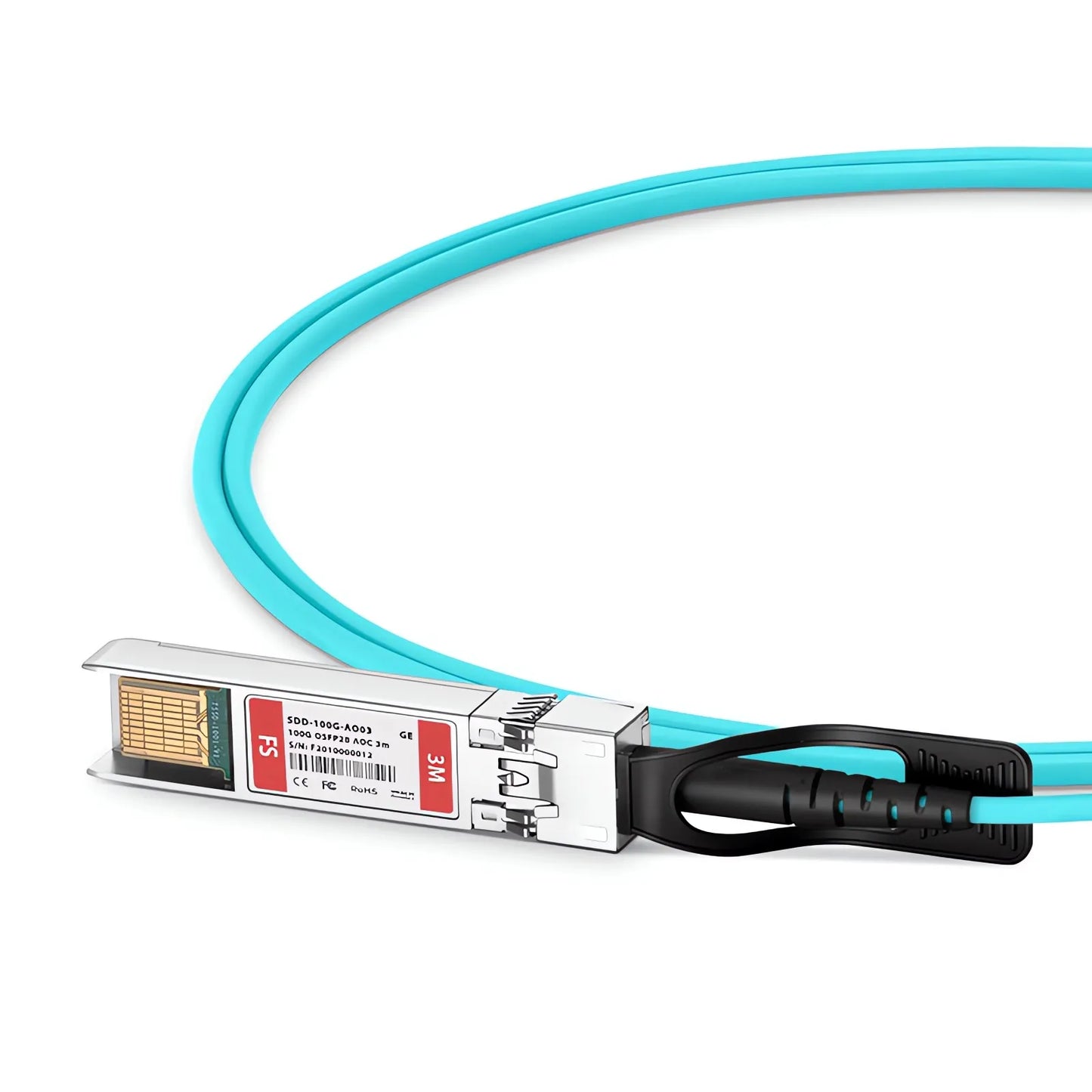 3m (10ft) Generic Compatible 100G SFP-DD 2 x 50G PAM4 Active Optical Cable