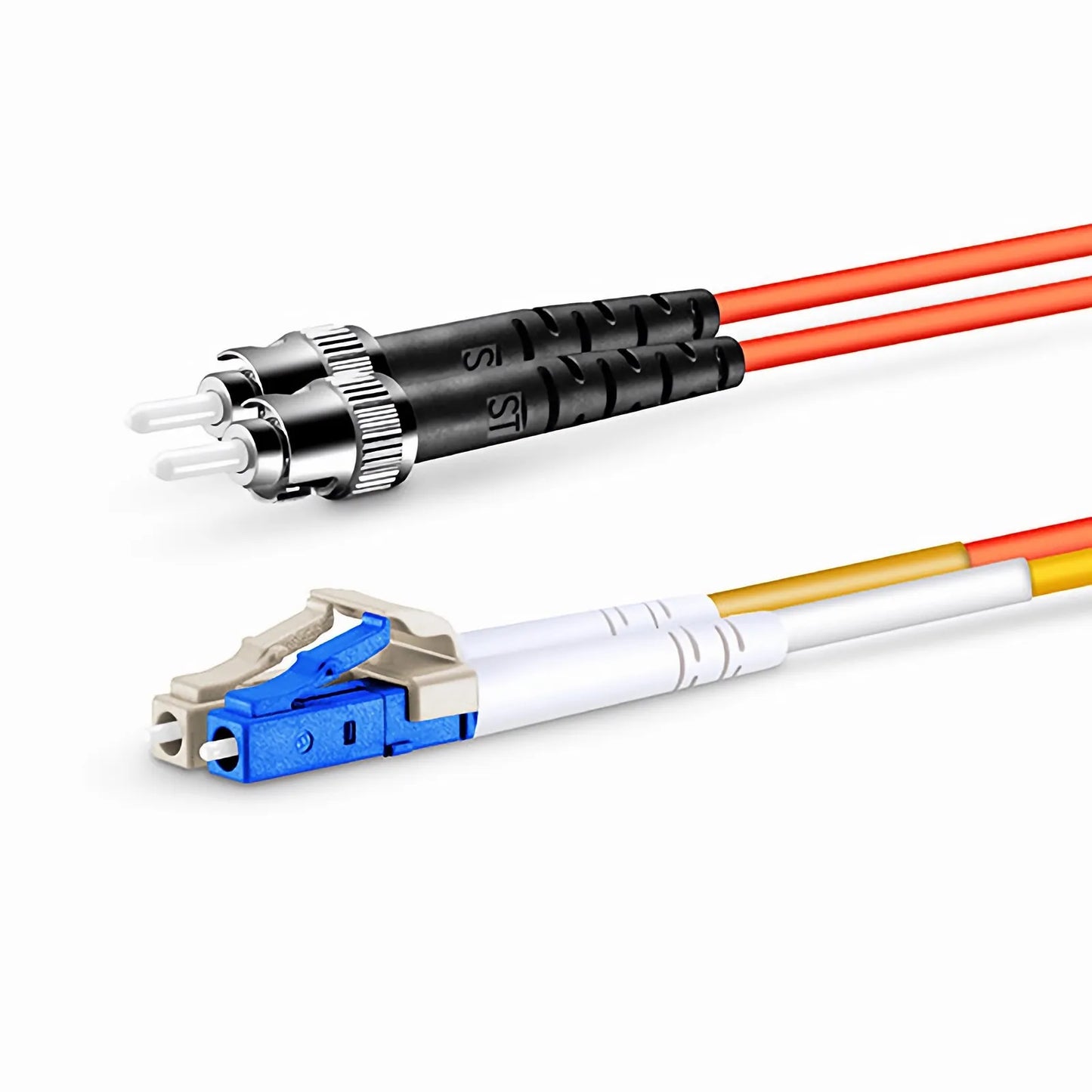 1m (3ft) LC to ST OM1 Mode Conditioning Riser (OFNR) Fiber Optic Patch Cable
