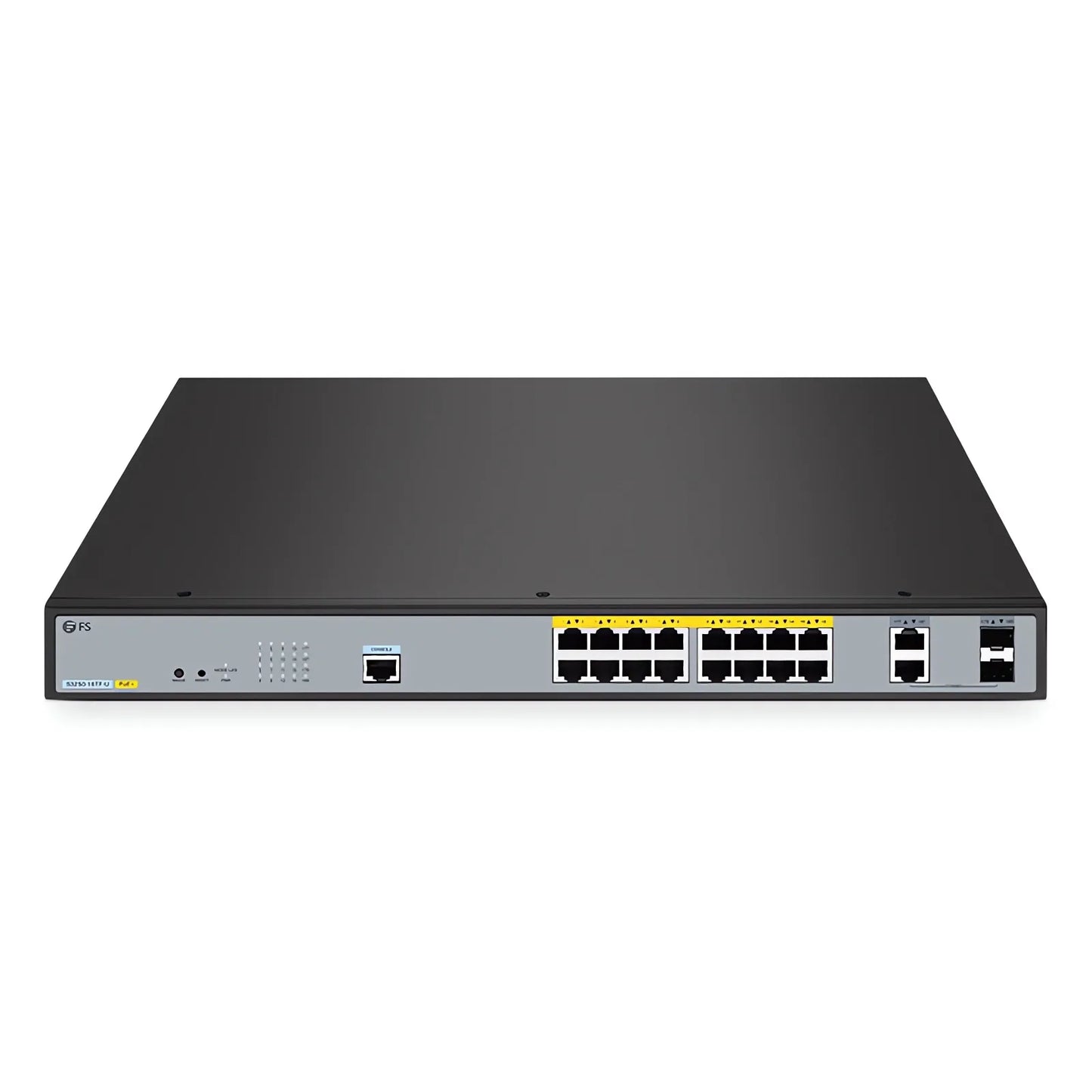 S3250-16TF-U, 16-Port Gigabit Ethernet L2 PoE++ Switch, 16 x PoE+ Ports @240W, with 2 x 1Gb Combo Uplinks