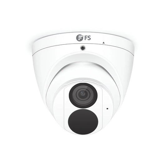 IPC301-5M-T Turret Camera, with 2.8mm Fixed Lens, 5MP Resolution, Built-in Mic, 98ft Night Vision, Smart Intrusion Prevention, IP67 PoE Network Camera