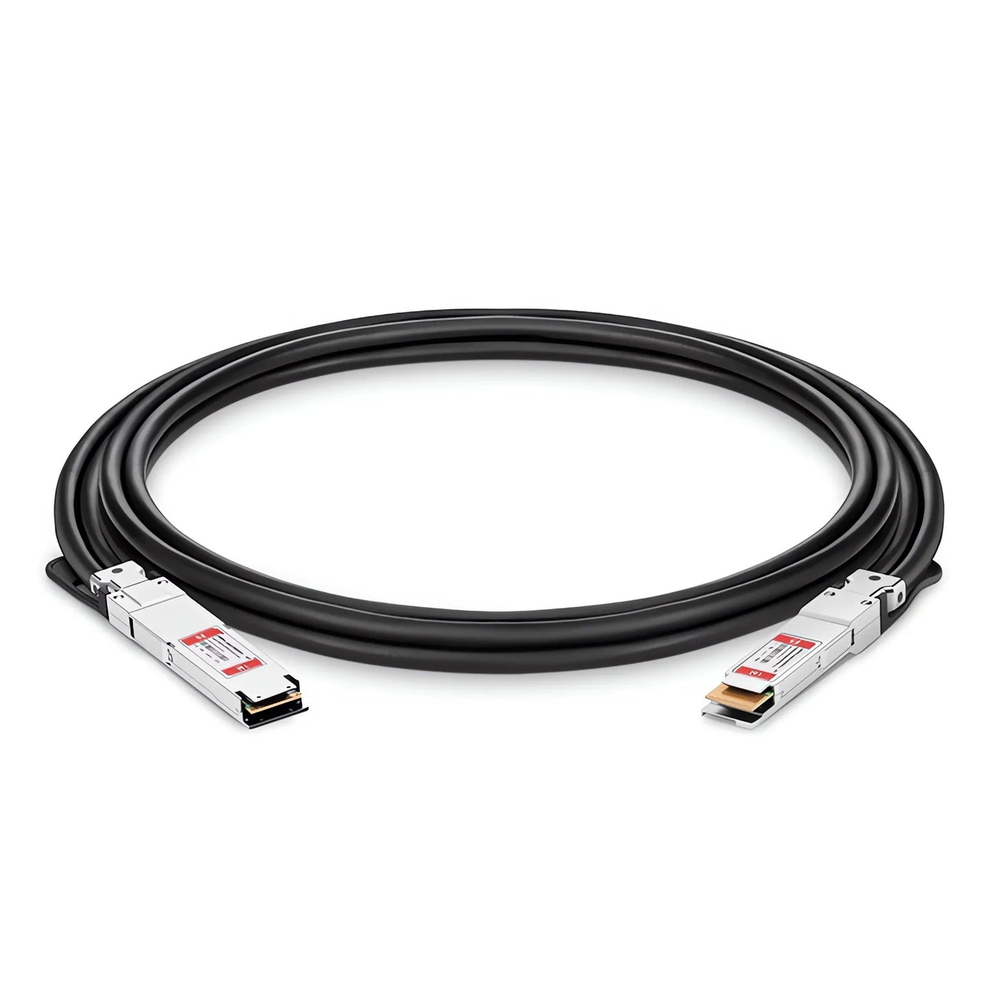 1m (3ft) Generic Compatible 400G OSFP 4 x 100G PAM4 Flat Top to 400G QSFP-DD 4 x 100G PAM4 Passive Direct Attach Copper Twinax Cable
