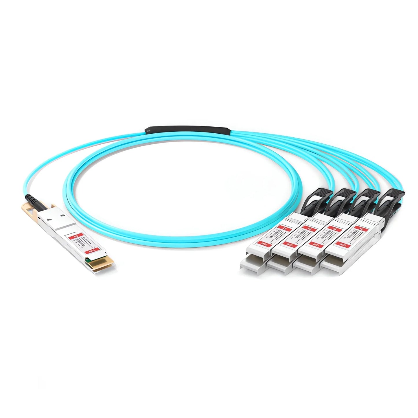 10m (33ft) Arista Networks Compatible 200G QSFP-DD 8 x 25G NRZ to 8 x 25G SFP28 25G NRZ Active Optical Breakout Cable