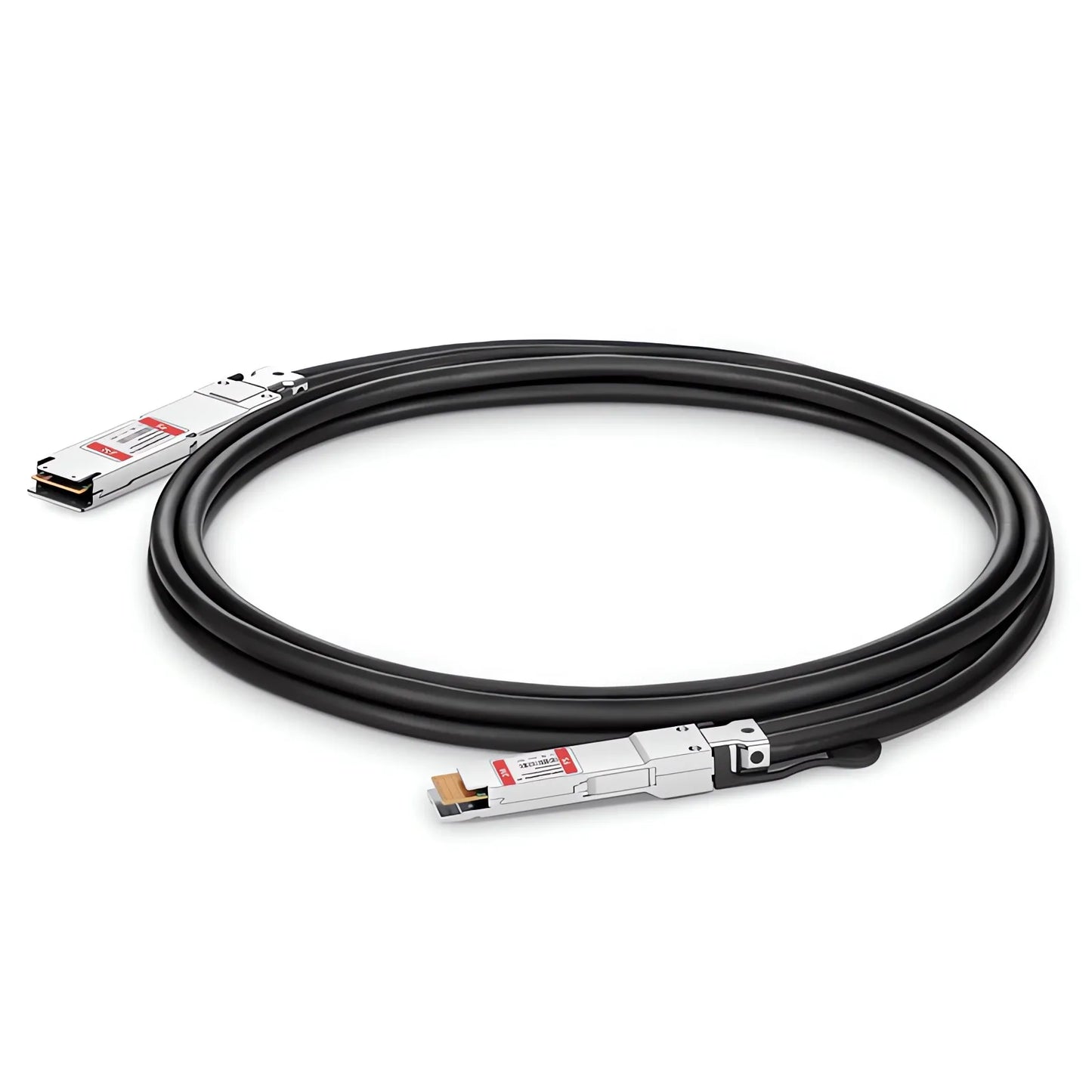 2m (7ft) Generic Compatible 400G OSFP 4 x 100G PAM4 Flat Top to 400G QSFP-DD 4 x 100G PAM4 Passive Direct Attach Copper Twinax Cable