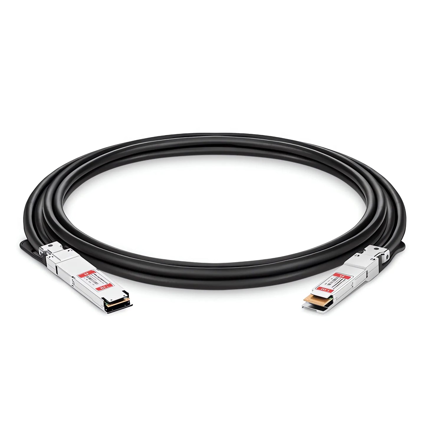 1.5m (5ft) Generic Compatible 400G OSFP 4 x 100G PAM4 Flat Top to 400G QSFP-DD 4 x 100G PAM4 Passive Direct Attach Copper Twinax Cable