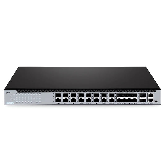 OLT3710-16XG2T, 16-Port XG(S)-PON OLT with 8 × 10G SFP+ and 2 × 100G QSFP28 Uplink Ports, Dual Power Supply, Broadcom Chip