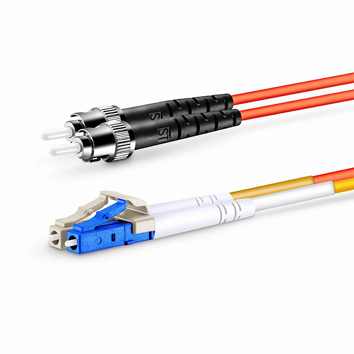 1m (3ft) LC to ST OM2 Mode Conditioning Riser (OFNR) Fiber Optic Patch Cable
