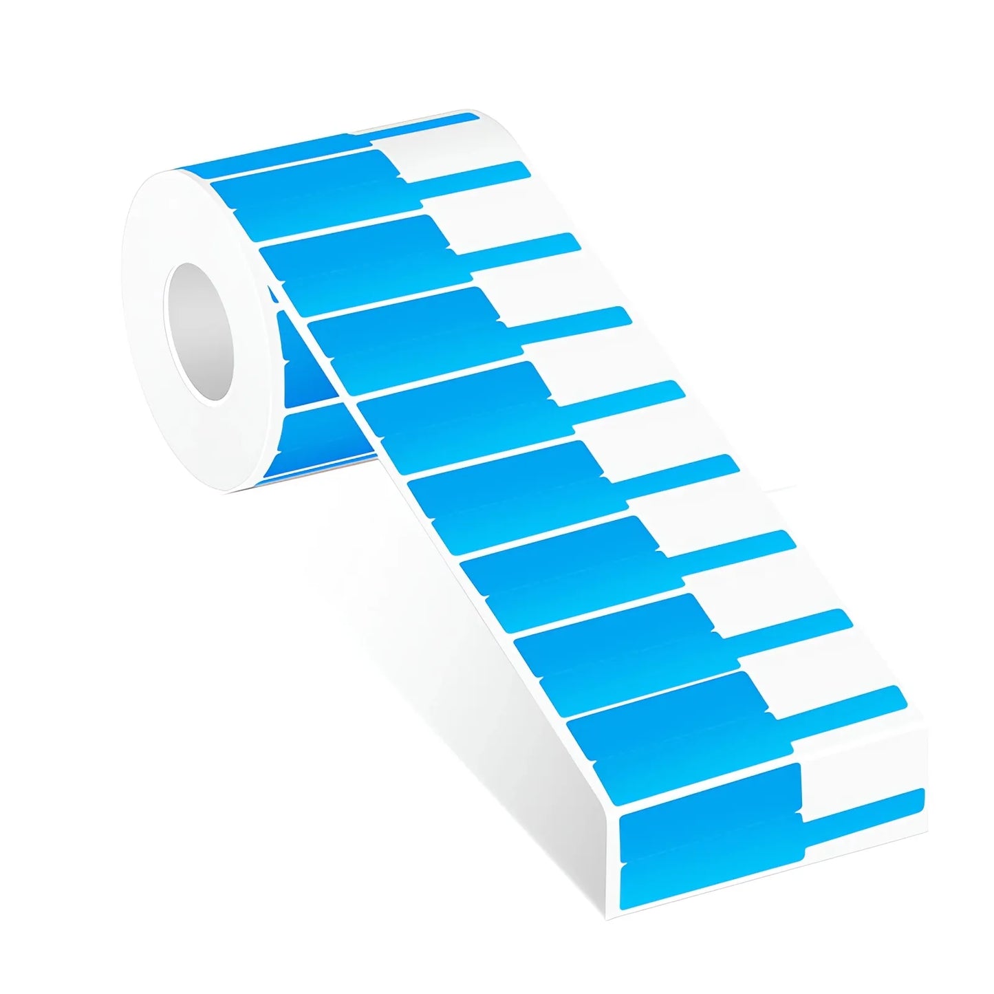 1.02in.W x 3.31in.L Printable P-Flag Label, PET, Reel, Blue, 500Labels/Roll