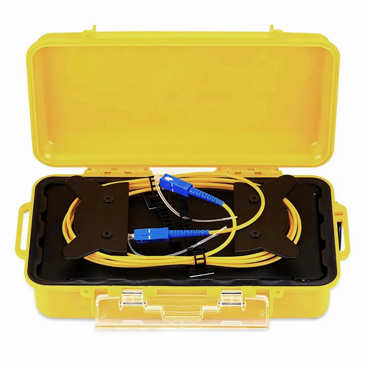 1km SC UPC to SC UPC Single Mode Fiber Optic OTDR Launch Cable Box