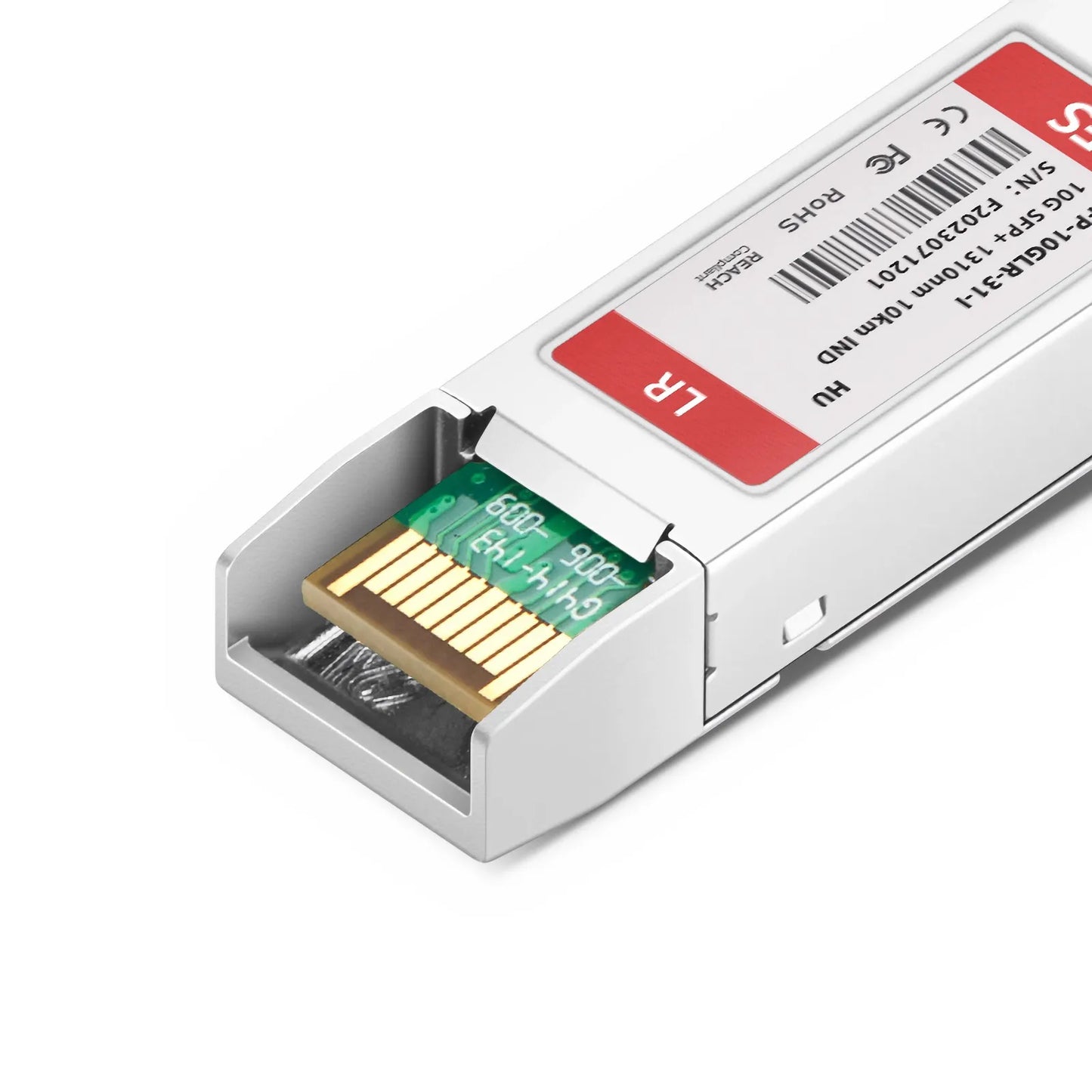 HW Compatible 10GBASE-LR SFP+ 1310nm 10km DOM Duplex LC/UPC SMF Optical Transceiver Module (Industrial)