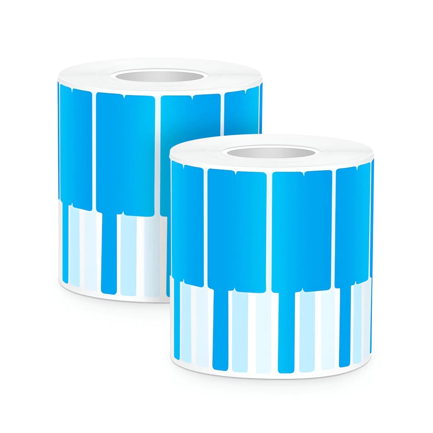 1.02in.W x 3.31in.L Printable P-Flag Label, PET, Reel, Blue, 500Labels/Roll
