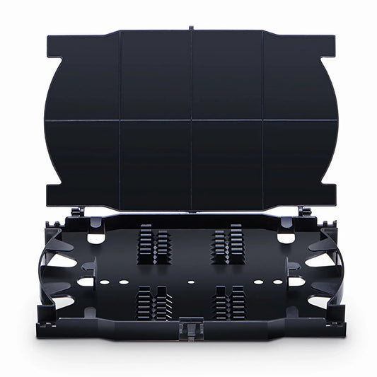 24 Fibers Fusion Splice Tray, Plastic, 0.72" x 6.26" x 4.13"