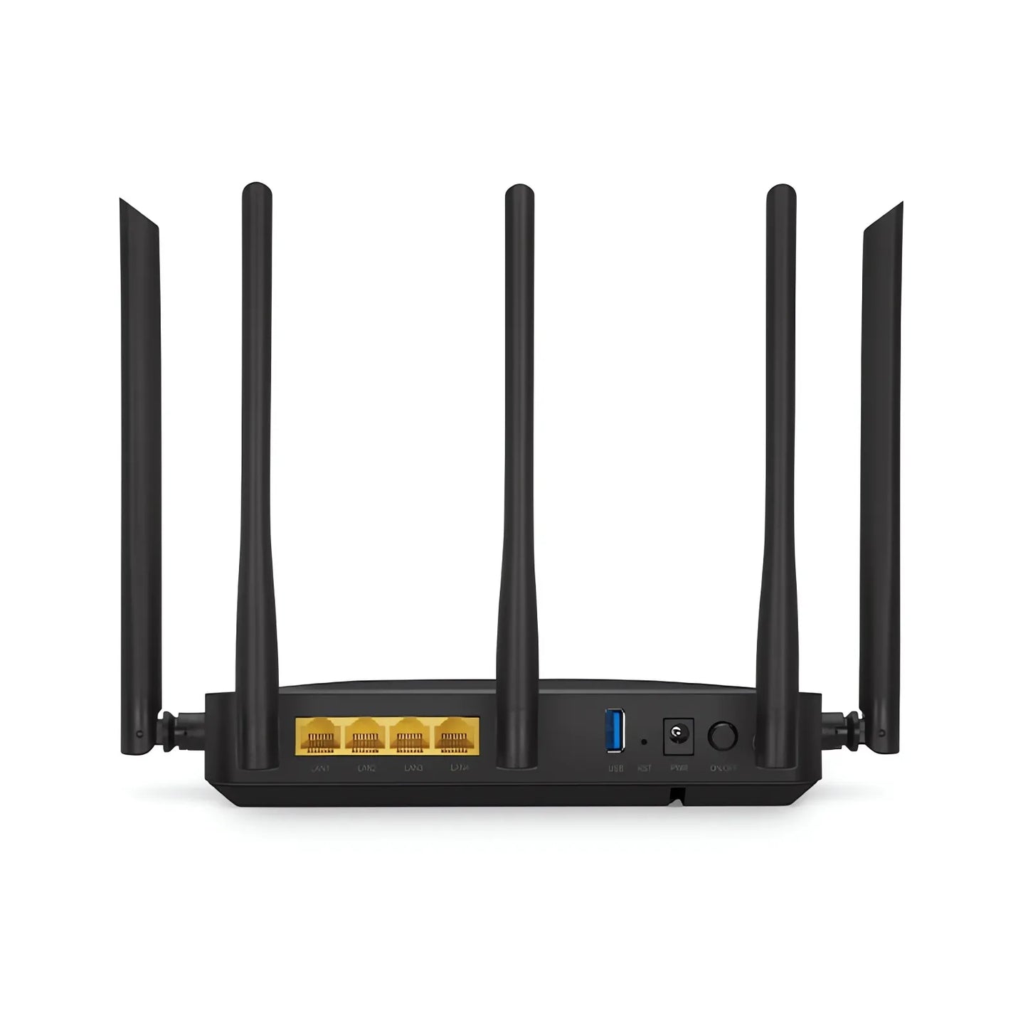 ONU1930-4G-W, XGPON HGU ONU with 1 x PON, 4 x GE, 1 x USB, and 5 x External Dual Band Antennas (3000M WiFi 4/5/6)